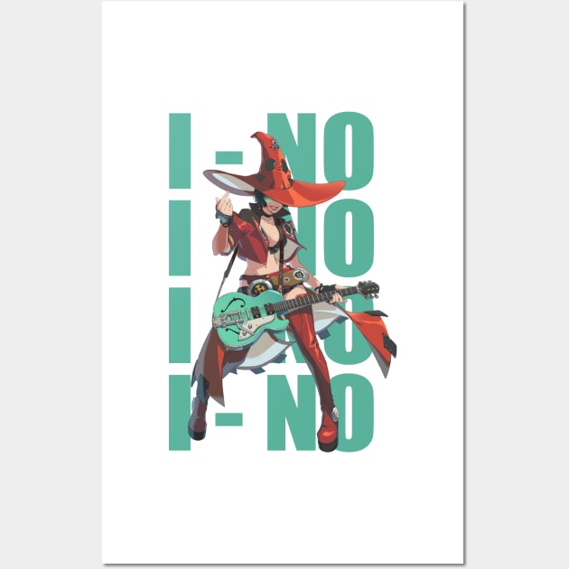 I-No Guilty Gear Strive Wall Art by Beadams